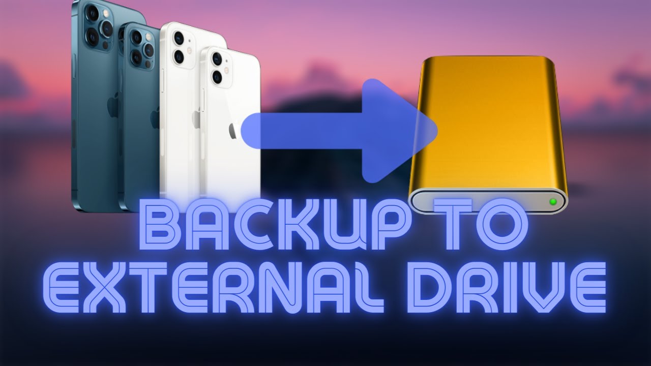 Backup Restore Iphone External Drive Part 1 2 Youtube
