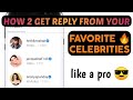 How To Get Reply From Celebrities On Instagram 😍//instaHack 2020