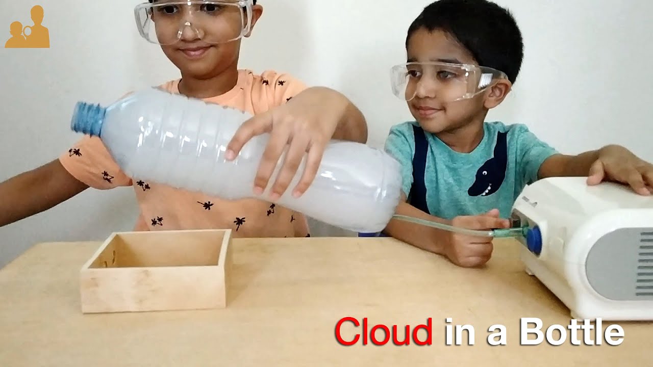 Cloud in a Bottle | Easy Do at Home Science Experiment for Kids