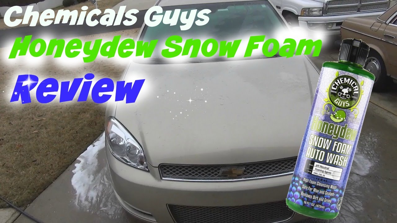 Product Review: Chemical Guys HoneyDew Snow Foam – Ask a Pro Blog