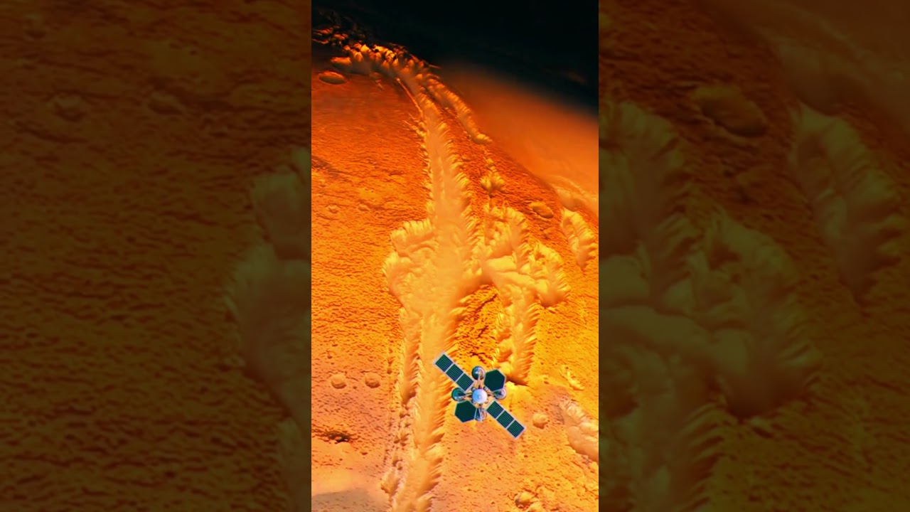 🔴 تحت جليد المريخ… سر مدفون منذ مليارات السنين! #الفلك #المريخ     #mars  #esa      #معلومات