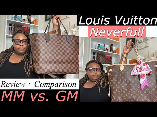Louis Vuitton Neverfull MM vs. GM  Which one works best? #louisvuitton  #neverfull #luxuryhandbags 
