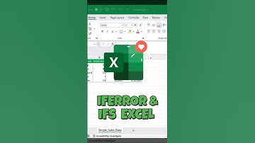 Excel-logica in een minuut. (IFERROR + IFS uitgelegd) #shorts