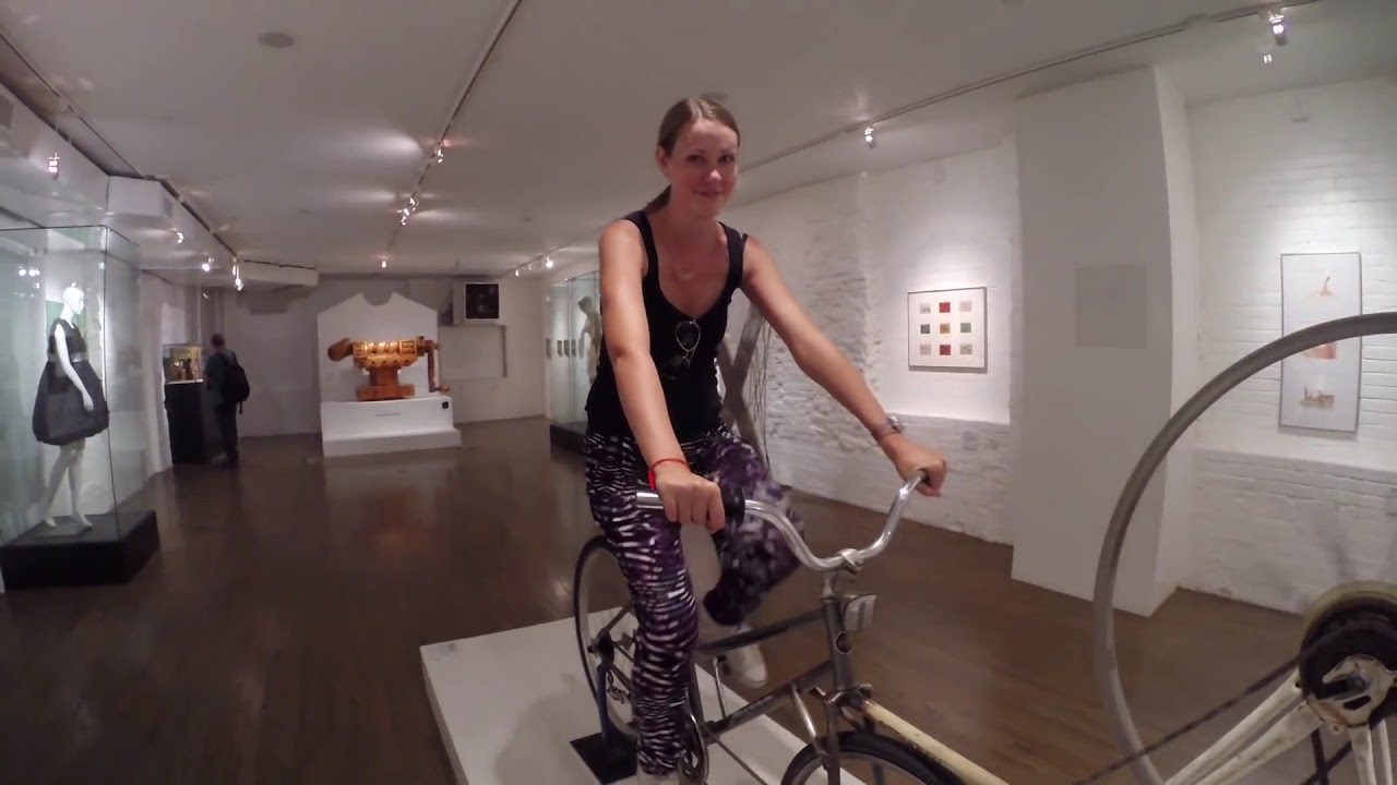 Riding The Dildo Bike at The Sex Museum NYC - YouTube