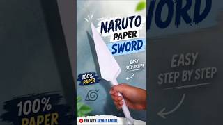 How to Make Naruto Paper Sword 🗡️ | Easy DIY Paper Craft Tutorial....