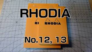 RHODIA No.12, 13 Review