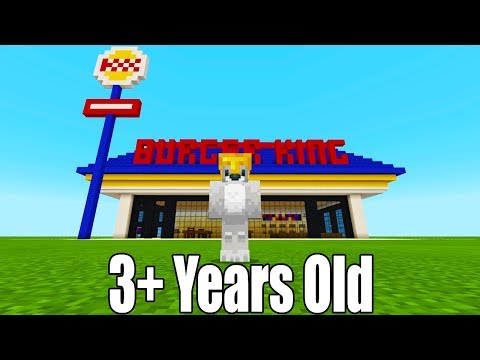 Touring My 3+ Year Old Minecraft CREATIVE WORLD
