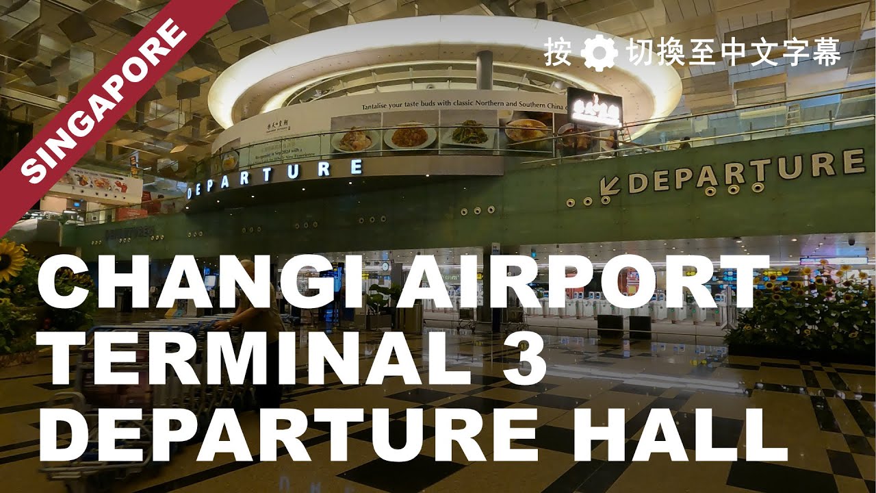 Singapore Changi Airport Terminal 3 Departure Hall