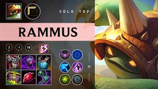 Rammus Top vs Warwick - EUW Master Patch 26.07