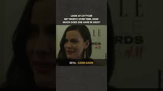 Look at Liv Tyler's net worth over time #celebrities #networth #LivTyler