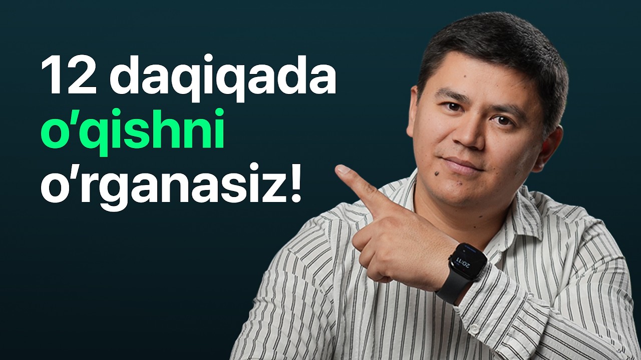 Arab tilida 12 daqiqada o'qishni o'rganamiz!