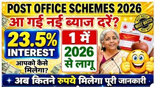 Post office Latest Interest Rates MAY 2026 | Post office New Interest Rates from MAY 2026