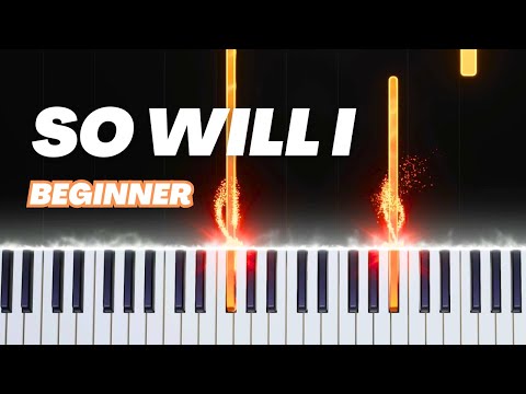 So Will I (PIANO SHEET) - Hillsong Worship