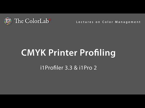 CMYK Printer Profiling Tutorial _ i1Profiler 3.3 & i1Pro 2 (HD | KOR)