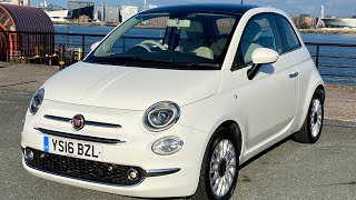 FOR SALE!! 2016 Fiat 500 1.2 Lounge with A-Frame for towing