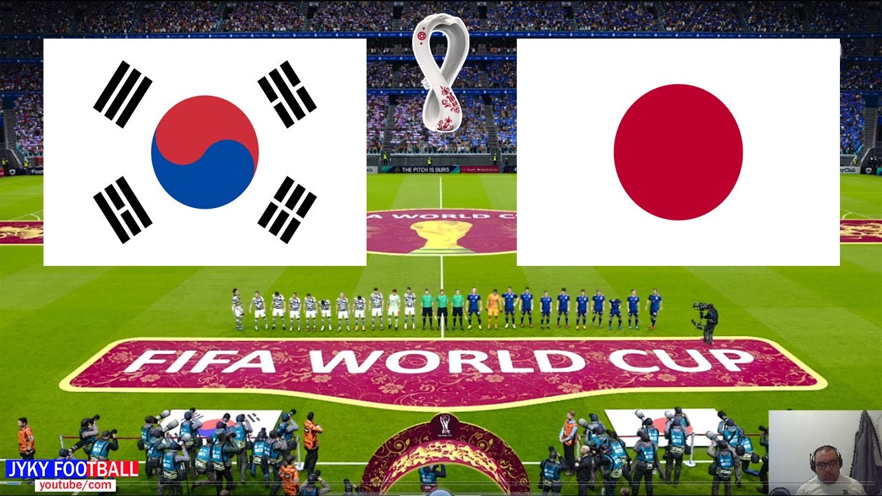 PES - South Korea vs Japan - FIFA World Cup 2022 Qatar - Full Match HD Jyky Football - Gameplay PC