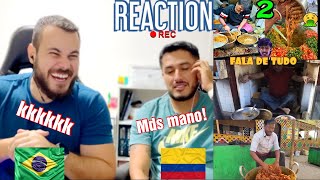 REACT Fala de Tudo |🔴 As Comidas de Rua mais Nojentas da India PARTE 2. + Nojento ainda!🤢🤮 |🇨🇴🇧🇷#399