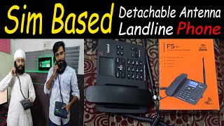 Multi Sim Walkie Beetel F5-4G Volte Landline Phone with Detachable Antenna speed Test WIFI Hotspot