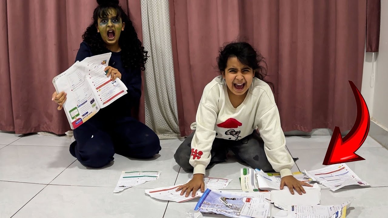 الزومبي الشرير قطع كتب سوسو قبل الاختبارات وبكت ! شفا