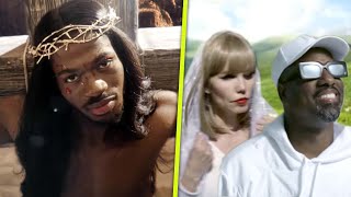 Lil Nas X Enlists Taylor Swift and Kanye West Lookalikes for J CHRIST Music Video