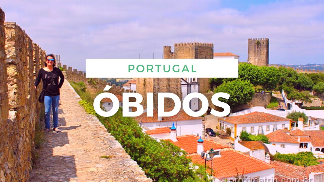 4k Obidos Portugal Walking Tour With Ambient Sound Walking On A Medieval City Wall Part 3 3 Youtube