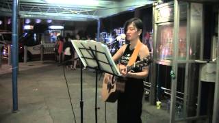 Royal Blues cover Bruno Mars - Just the way you are @Busking@TST HK (02082015 )