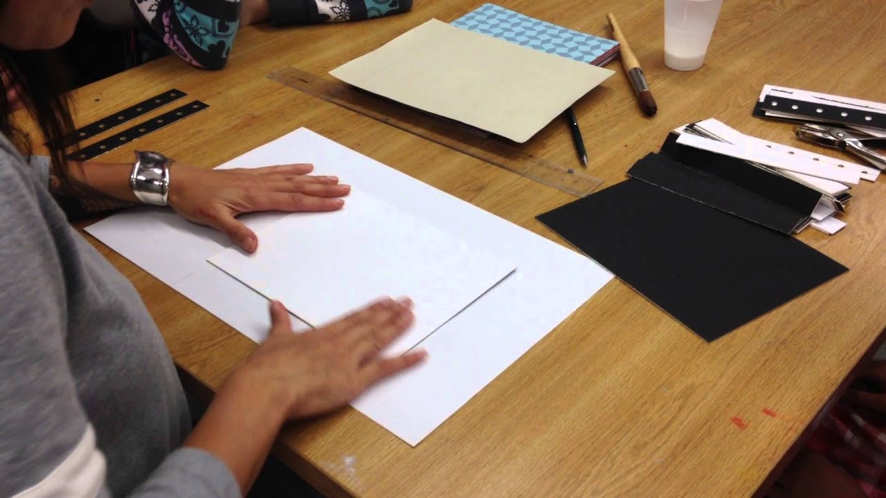 Artroomnyc Bookmaking Part 1 - YouTube