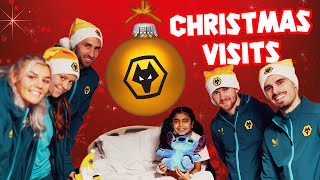 Wolves players spread Christmas cheer with special visits!