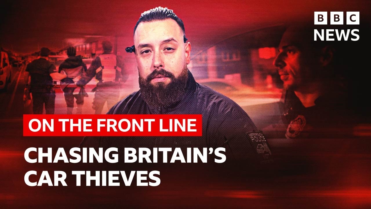 Inside the police battle against hi-tech car theft gangs | BBC News