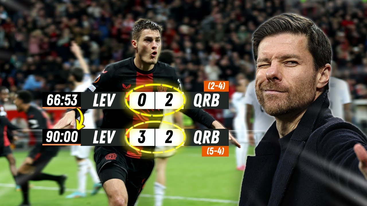 Crazy Bayer Leverkusen Comebacks under Xabi Alonso !!