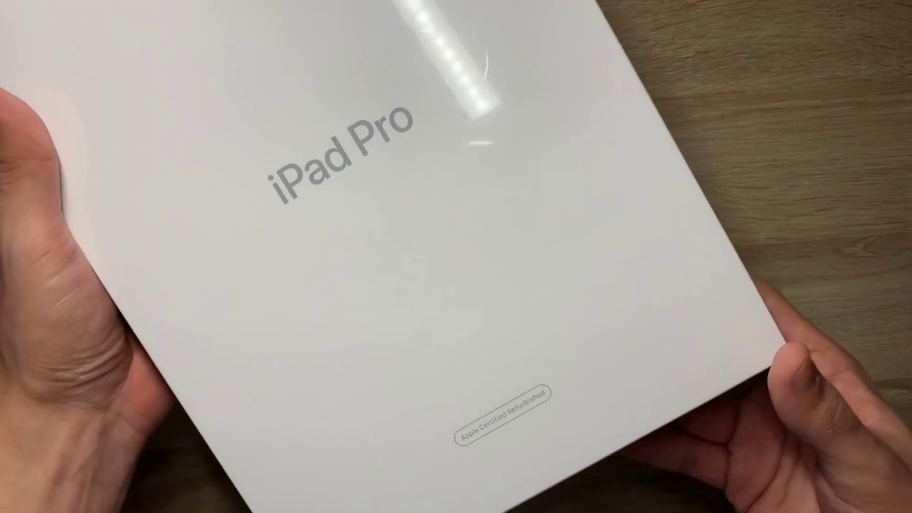 Apple Certified Refurbished Ipad Pro 11 Unboxing 2020 Youtube