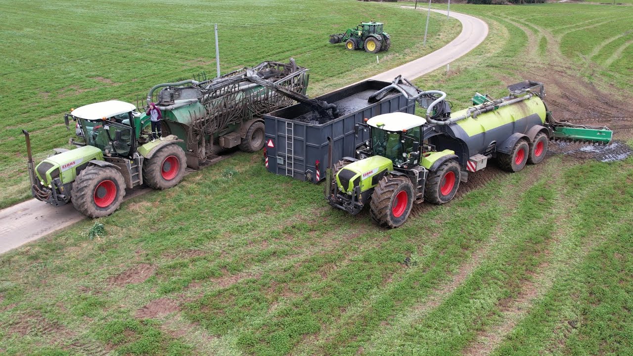 😍 Un ensemble unique en Bretagne ?😏 Xerion 3300 🔊& Samson SG23 au digestat sur prairie 💨