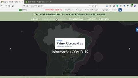 Portal da INDE - Metadados, geoserviços e busca para download.