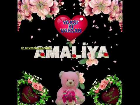 Amaliya adına gözəl video #amaliya