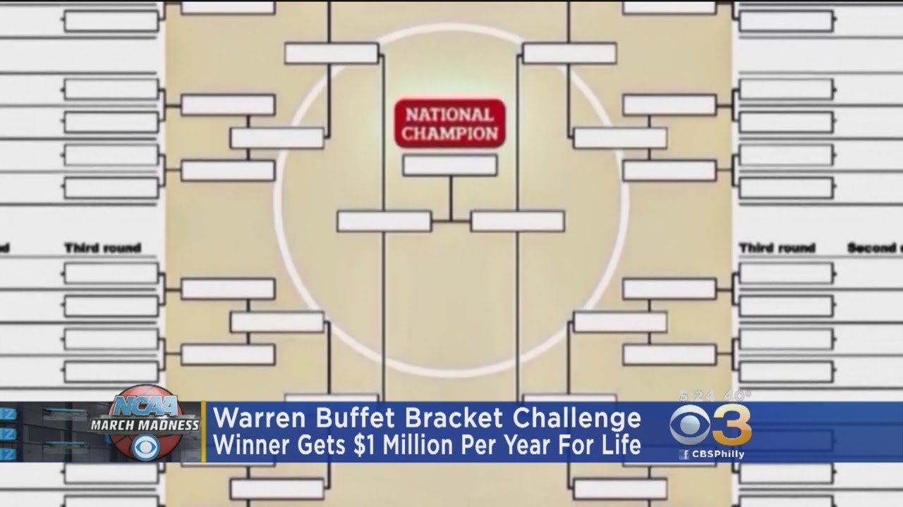 Warren Buffett's bracket challenge offers 1M or 2M for life YouTube