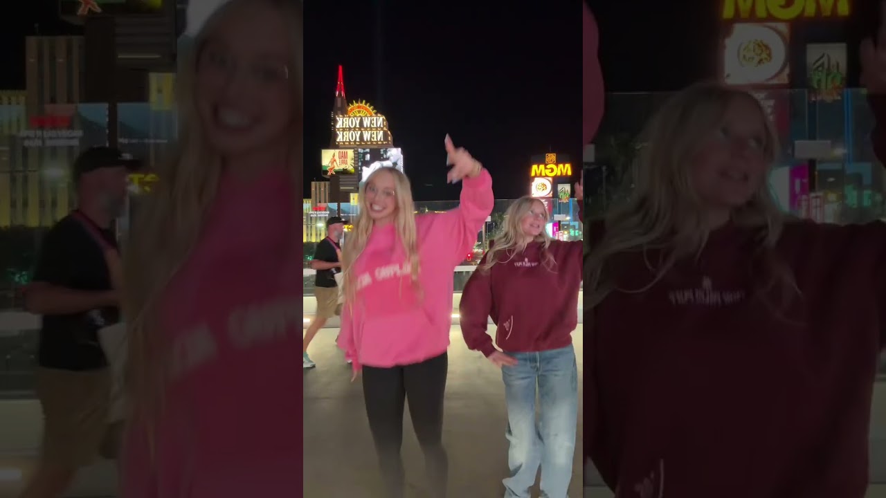 VEGAS BABY🎰🤩 hannah perry #dance #dancing #lasvegas #fyp #sisters