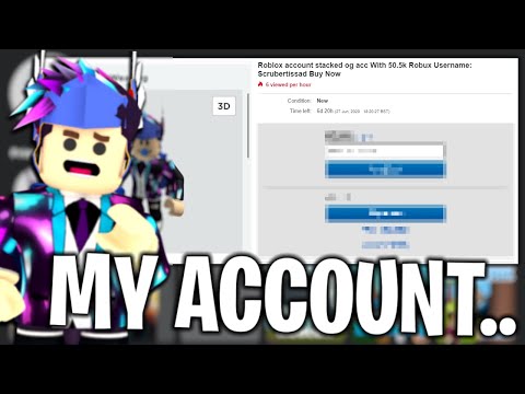 Someone Is Selling My Roblox Account On Ebay Youtube - robux on ebay roblox