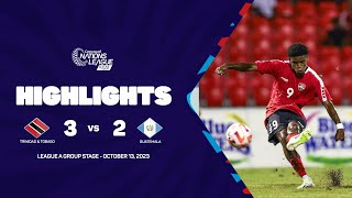 Highlights | Trinidad \& Tobago vs Guatemala | 2023\/24 Concacaf Nations League