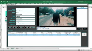 MENAMBAH VIDEO DI USERFORM EXCEL | PLAY LIST VIDEO DI VBA EXCEL EXCEL