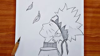 How to draw Naruto || Naruto Uzumaki step_by_step || easy anime tutorial drawing