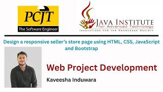 Design a responsive seller’s store page using HTML, CSS, JavaScript and Bootstrap