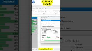Create a Progress Bar in Excel