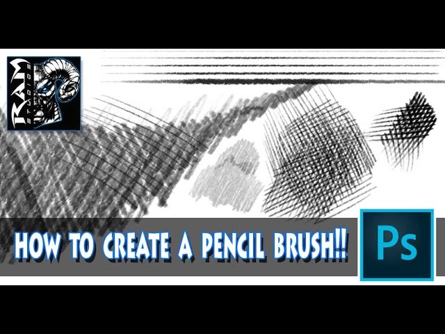 Pencil Brush Photoshop Collection  PSDDude