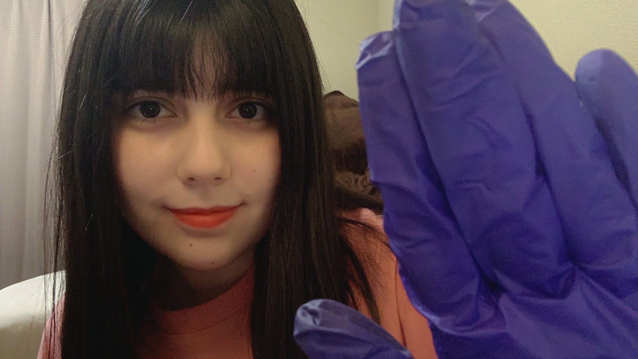 ASMR 日本語 フェイスマッサージ (重ね音、マウスサウンド、ゴム手袋、囁き) / Face Massage (Layered Sounds, Mouth Sounds) in Japanese