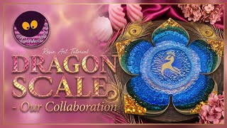 #0181 ENG - 🦚 Have You Ever Seen a Dragon Scale in Peacock Colors | Resin Collaboration with Lianne