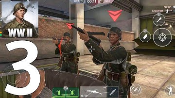 World War 2- Battle Combat -Gameplay Walkthrough Part-3 Plant Map (Android,iOS)