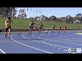 U20 Mens 200m - Heat 3 - 2018 Australian Junior Athletics Championships