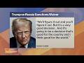 Trump Faces Backlash Over Russia Sanctions Episode cover