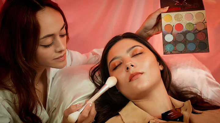 ASMR Pumpkin Spice Latte Makeup | Cozy Autumn Glam Look, Soft Touch & Glowy| Unintentional Triggers thumbnail