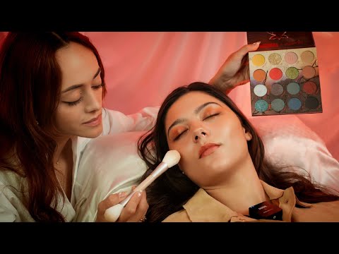 ASMR Pumpkin Spice Latte Makeup Cozy Autumn Glam Look Soft Touch Glowy Unintentional Triggers 